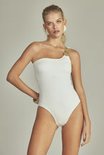 Carregar imagem no visualizador da galeria, Model Front: Empress One-Piece Monte Carlo Body Off White
