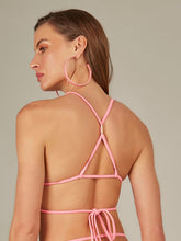 Carregar imagem no visualizador da galeria, Model Back: Empress Top Top Biquini New Cross Rosa
