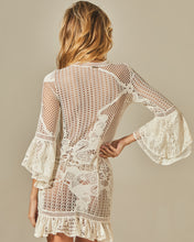 Carregar imagem no visualizador da galeria, Image 05: Empress Kaftans / Cover Ups Isabel Dress Off White Lace