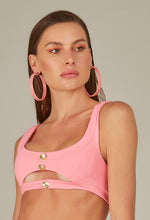 Carregar imagem no visualizador da galeria, Model Front: Empress Top Top Biquini Charlie Rosa