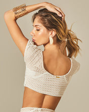 Carregar imagem no visualizador da galeria, Beach Top Cherie Sixty Off White Lace
