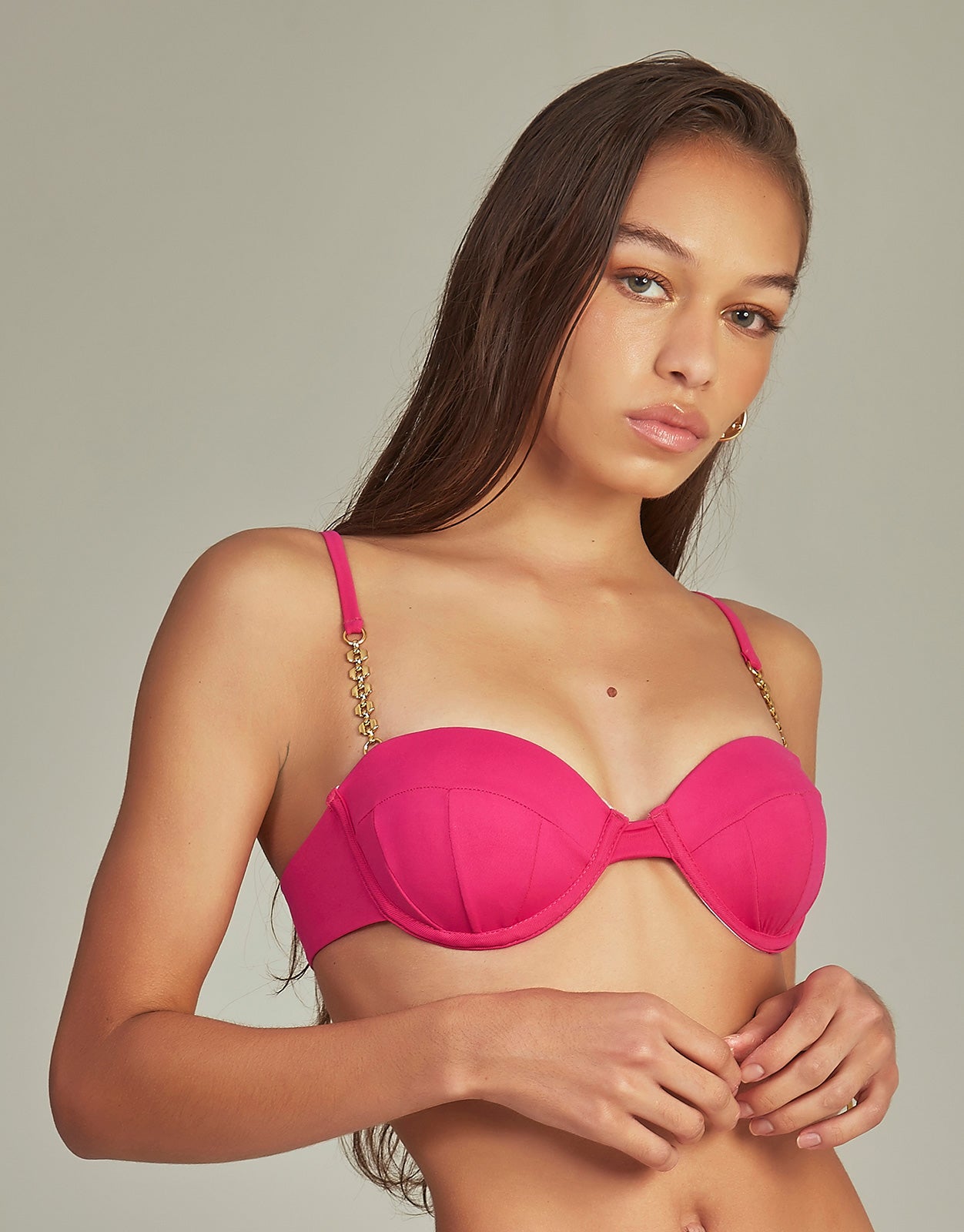 Gallery: Empress Top Top Bikini Agatha Fuchsia Pink