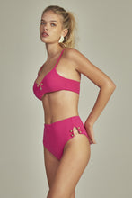 Carregar imagem no visualizador da galeria, Image 03: Empress Top Top Bikini Antigua Fuchsia Pink
