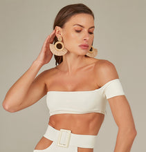 Carregar imagem no visualizador da galeria, Image 04: Empress Top Top Biquini Suzy Textura Flat Off White
