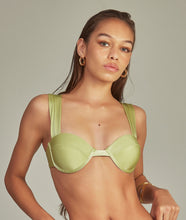 Carregar imagem no visualizador da galeria, Top Bikini Bouche Olive Green
