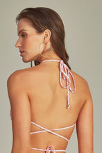 Carregar imagem no visualizador da galeria, Top Bikini Danielle Pink Chevron
