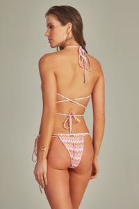 Top Bikini Danielle Pink Chevron